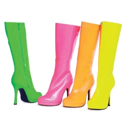 Ellie Shoes Knee High Neon Boot