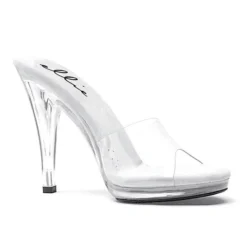 Ellie Shoes 4.5 Heel Clear Mule