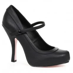 Ellie Shoes Patent Mary Jane With Concealed Platform