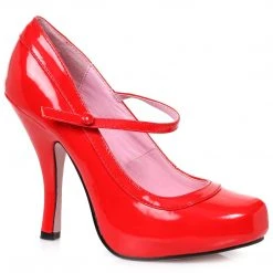Ellie Shoes Patent Mary Jane With Concealed Platform
