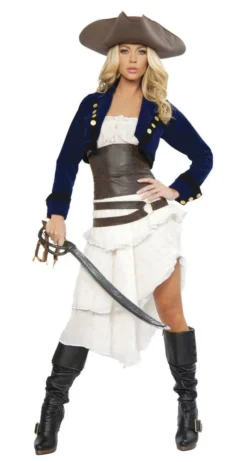 Roma Costume Deluxe Colonial Pirate Costume