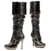 Ellie Shoes Knee High Ruched Boot