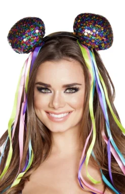 Roma Costume Hair Multi Sequin Head Piece