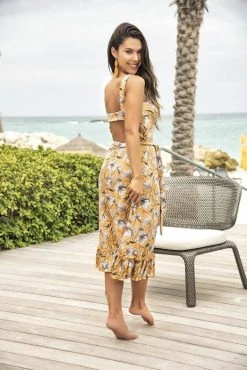 Espiral Sunshine Yellow Dress CLOTHING