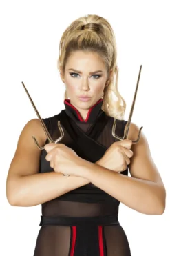 Roma Costume Costume Accessories Pair Of Ninja Tridents