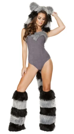 Roma Costume Furry Raccoon Costume COSTUMES