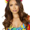 Roma Costume Hair Multi Floral Light-up Headband