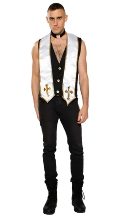 Roma Costume Mens Priest Costume Costume