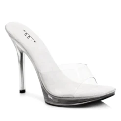 Ellie Shoes 5 Heel Clear Mule
