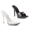 Ellie Shoes 5 Heel Clear Mule