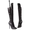 Ellie Shoes 5 Heel Knee Boot With Whip 1 Ellie Shoes 5 Heel Knee Boot With Whip