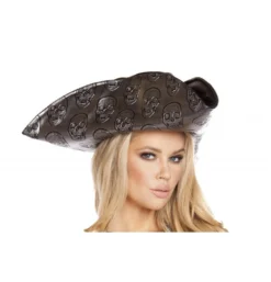 Roma Costume Costume Accessories Skull Embroidered Pirate Hat