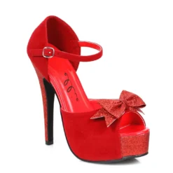 Ellie Shoes 5 Heel Sandal With Bow