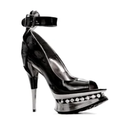 Ellie Shoes 5 Heel With Rhinestone Platform
