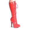 Ellie Shoes 5.5 Heel Knee High Lace Up Boot 2 Ellie Shoes 5.5 Heel Knee High Lace Up Boot