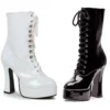 Ellie Shoes 5.5 Heel Ankle Boot W/Inner Zipper