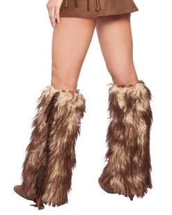 JValentine Fringe Mohair Leg Warmers