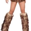 JValentine Fringe Mohair Leg Warmers