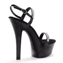 Ellie Shoes 6 Heel Rhinestone Sandal
