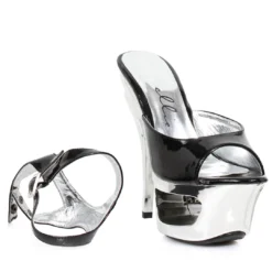 Ellie Shoes 6 Cut Out Platform With Detachable Ankle Strap