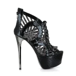 Ellie Shoes 6 Multi Peep Toe W/Contrasting Trim