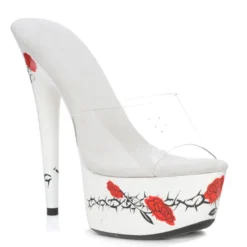 Ellie Shoes 6 TATTOO PRINT MULE