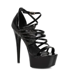 Ellie Shoes 6 Heel W/Multiple Straps
