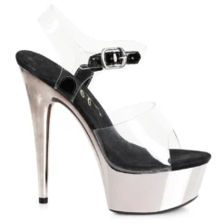 Ellie Shoes 6 HEEL POINTED STILETTO SANDAL