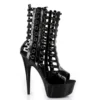 Ellie Shoes 6 Open Toe Chain Link