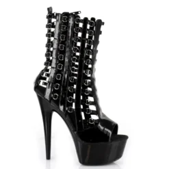 Ellie Shoes 6 Open Toe Chain Link
