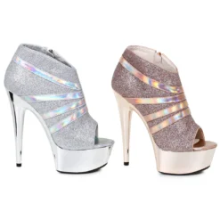 Ellie Shoes 6 PEEPTOE BOOTIE