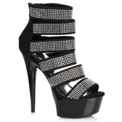 Ellie Shoes 6 Rhinestone Bootie