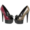 Ellie Shoes 6 Stiletto W/ 2 Platform. Open Toe Pump