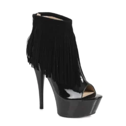 Ellie Shoes 6 Platform W/ Fringe
