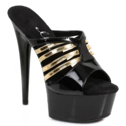 Ellie Shoes 6 Heel Animal Print Pep Toe Stiletto