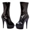 Ellie Shoes 6 Peep Toe Calf Boot