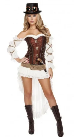 Roma Costume COSTUMES Sexy Steampunk Babe Costume