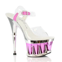 Ellie Shoes 6 ANKLE STRAP WITH CHROME COLOR ACCENT 8 Ellie Shoes 6 ANKLE STRAP WITH CHROME COLOR ACCENT