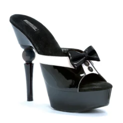 Ellie Shoes 6 Heel Tux Mule