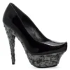 Ellie Shoes 6 Heel Pump Lava Textured Platform