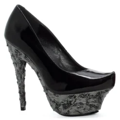 Ellie Shoes 6 Heel Pump Lava Textured Platform