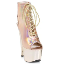 Ellie Shoes 7 Heel Ankle Boots W/Inner Zipper