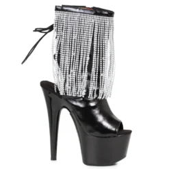 Ellie Shoes 7 Platform Heel W/Fringe Light Up