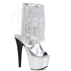 Ellie Shoes 7 Platform Heel W/Fringe Light Up