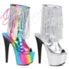 Ellie Shoes 7 Platform Heel W/Fringe Light Up 2 Ellie Shoes 7 Platform Heel W/Fringe Light Up