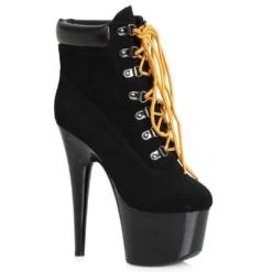 Ellie Shoes 7 Heel Lace Up Ankle Boots