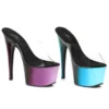 Ellie Shoes 7 Inch Mule With Ombre Design