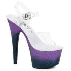 Ellie Shoes 7 Pointed Stiletto Sandal With Ombre Platform