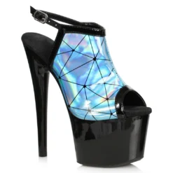 Ellie Shoes 7 HOLOGRAPHIC SANDAL