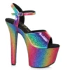 Ellie Shoes 7 Pointed Stiletto With Rainbow Sandal 2 Ellie Shoes 7 Pointed Stiletto With Rainbow Sandal